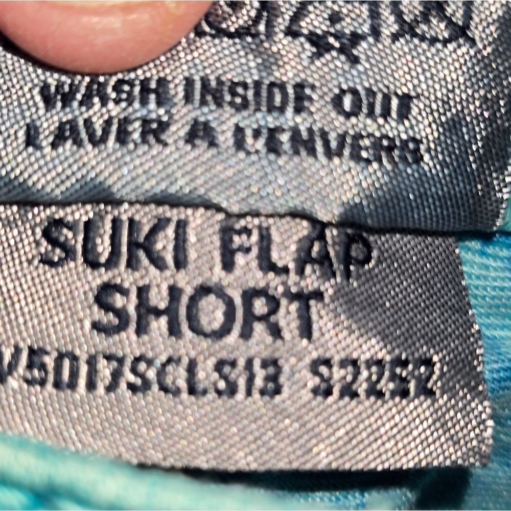 Silver Jeans Suki Teal Shorts Size 18 (JEA51) - Picture 9 of 10